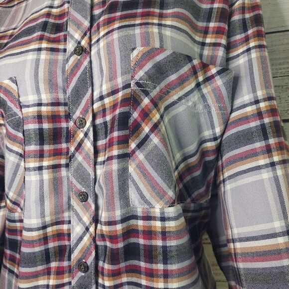 Womans Penningtons Button Down Plaid sz 3X Top - Picture 4 of 13